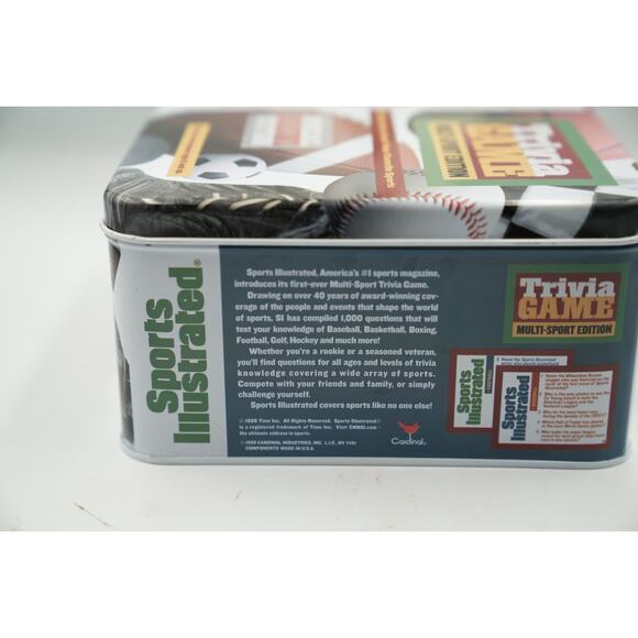 Sports Illustrated Trivia Game – Multi-Sport Collector’s Tin Edition (1998) - Picture 3 of 3